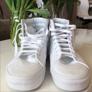 Vans White High Tops